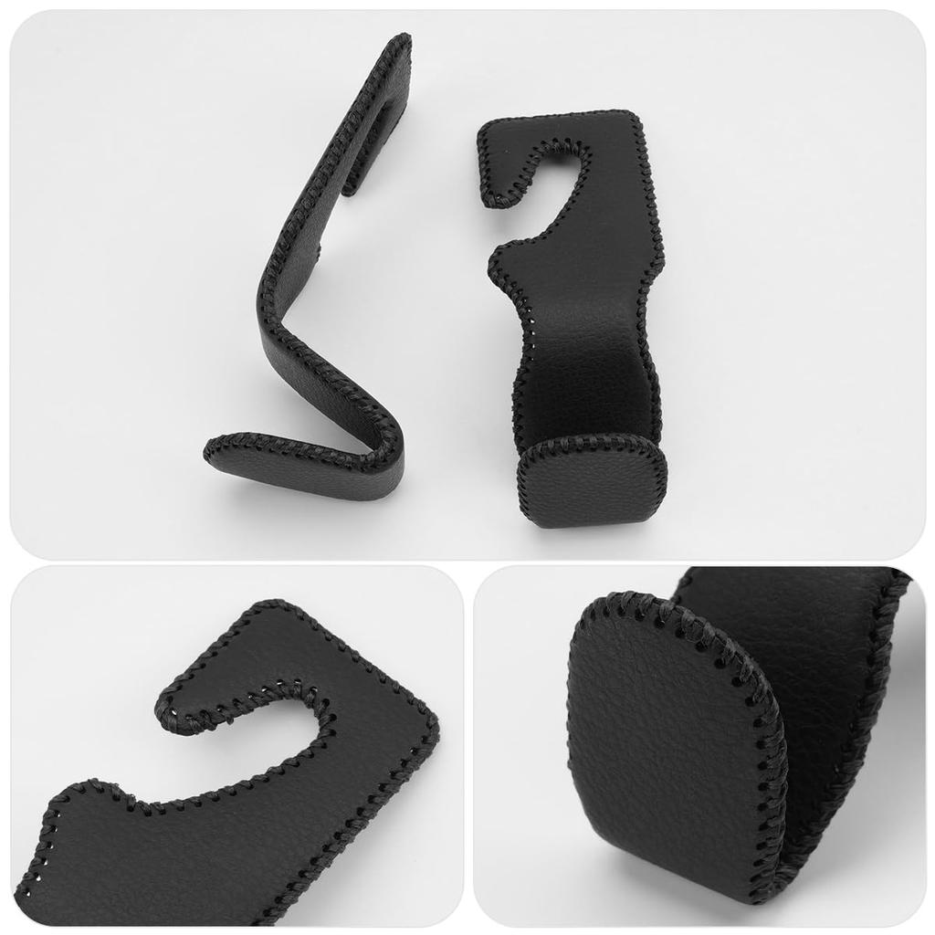 Jingfeng 2 st Bilbarnstolskrokar, Bilförvaringskrokar, Anpassade Tillbehör, LOGO Exklusiv Logotyp,