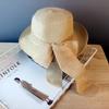 2025 Summer Wide Brim Straw Hat UV 50+ UPF Foldable Beach Sun Hat for Women Outdoor Travel Adjustable Bohemian Elegant Fashion