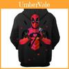 Herren Deadpool Sweatshirts Langarm Kapuzenmantel Pullover Hoodies Mit Superhelden-Design