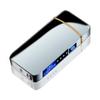 Smart Windproof Electric Metal Lighter Flameless Plasma Lighter Double Arc Usb Rechargeable Led Power Display Touch HOT YELLOW