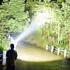 LED Head Lamp Outdoor Flashlight Headlamps with Adjustable Headband Far Near Double Light 180  Degrees