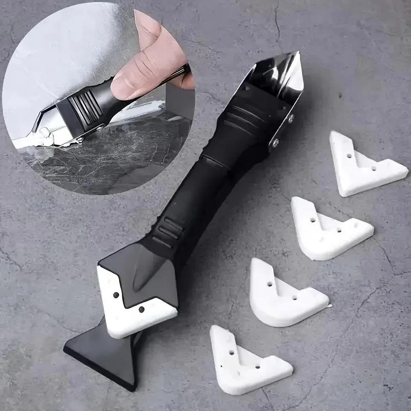 10pcs 5in1 Scraper Scraper Glue Artifact Glass Glue Shovel Glue Seam Tools Scraper Scraper Multi-Function Spatula Glue Cleaning Sealin
