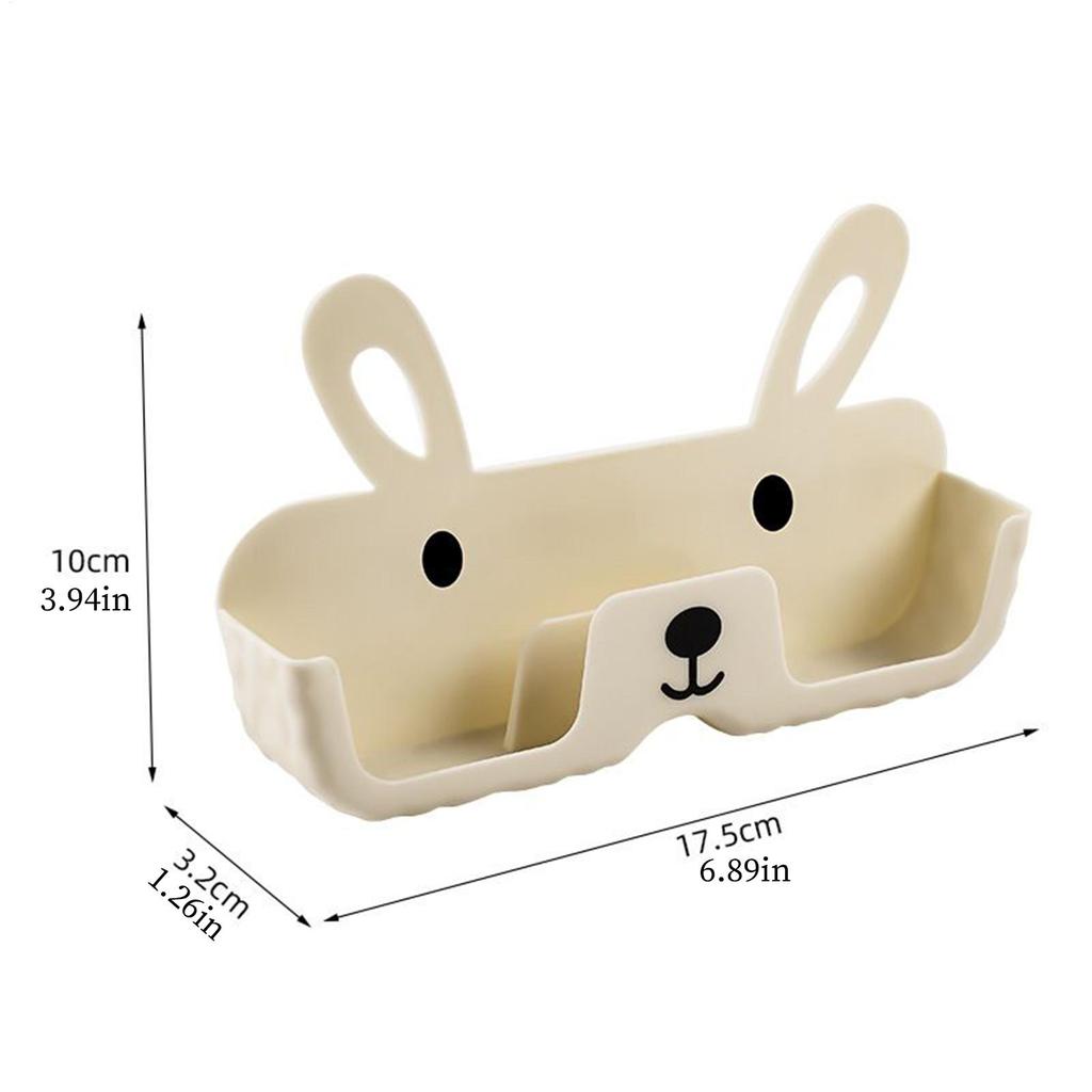 Sunglasses Organizer Wall Anti-Slip Glasses Organizer Hangable Rabbit-shaped Sunglass Rack For Bedroom Entryway Wardrobe Vanity