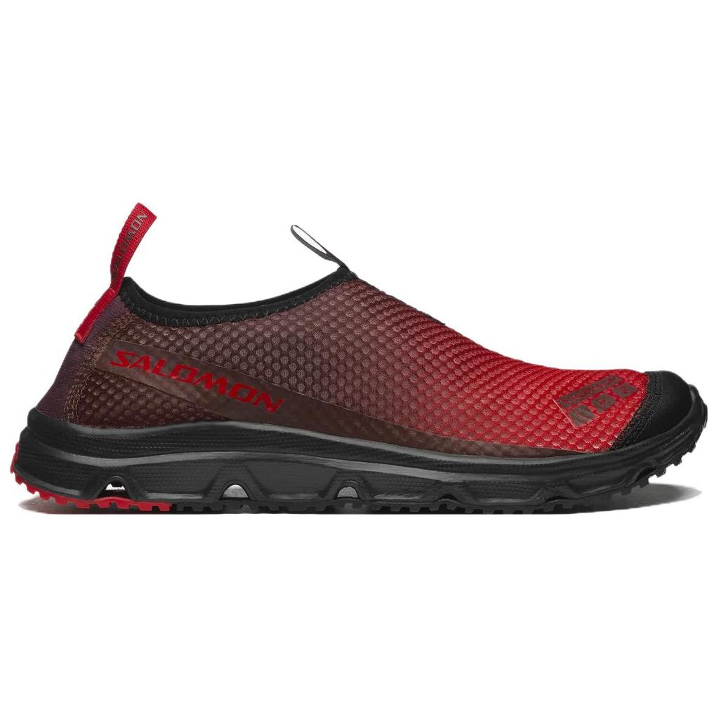 Salomon Rx Moc 3.0 Comfortable Versatile Non-Slip Breathable Low-Top Casual Running Shoes Unisex sneaker Red Black L47573700