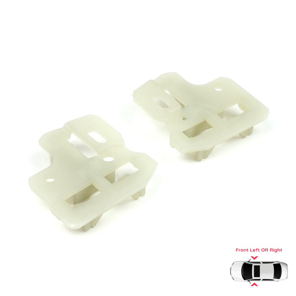 EWR211+EWR212 Power Window Regulator Repair Clips Front Left or Right Door for BMW X5 E53 2000-2006 51338254911 51338254912
