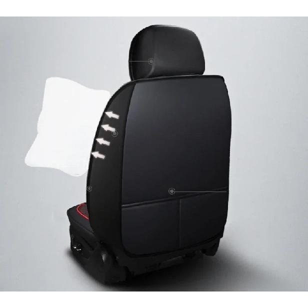 Full Coverage Pu Leather Car Seat Covers for MITSUBISHI Outlander ASX Eclipse Lancer Pajero Sport Zinger Galant Car Accessories