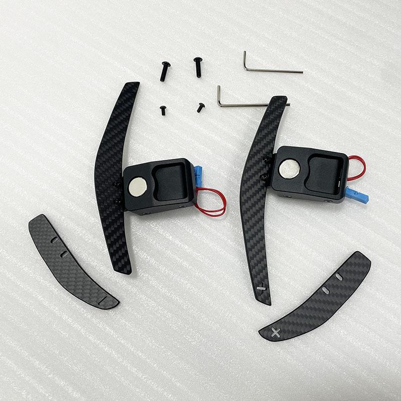Glänzende Kohlefaser Magnetische Lenkrad-Schaltwippen für BMW 1-4 Serie f20 f21 f30 f22 f80 g20 g30 g80 M3 M5 X3 X5