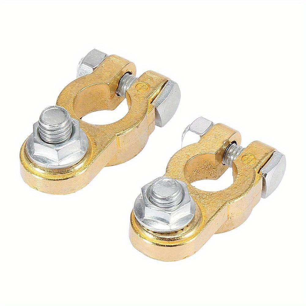 

1 Pair Connector Accessories Car Cleaning Kit Marine RV Vehicles Top Post Kit Battery Terminal Spec Clamp Set 1Pair