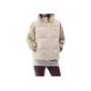 Anta Lifestyle Series Solid Color Loose Zipper Vest Women Vests Vanilla Cream 962448908-1