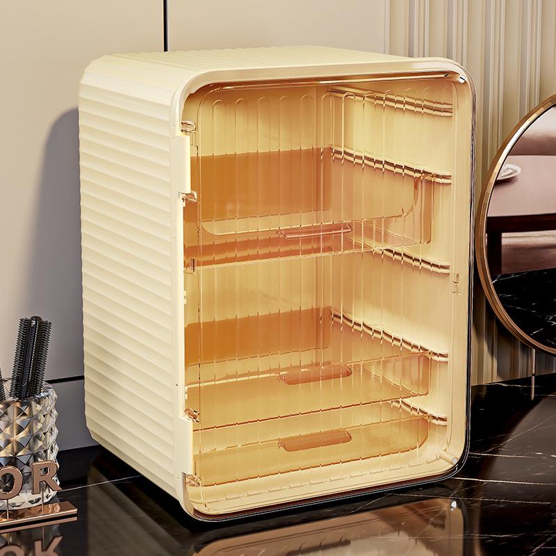 Minimalistische Staubdichte Kosmetik- & Hautpflege-Aufbewahrungsbox mit großer Kapazität