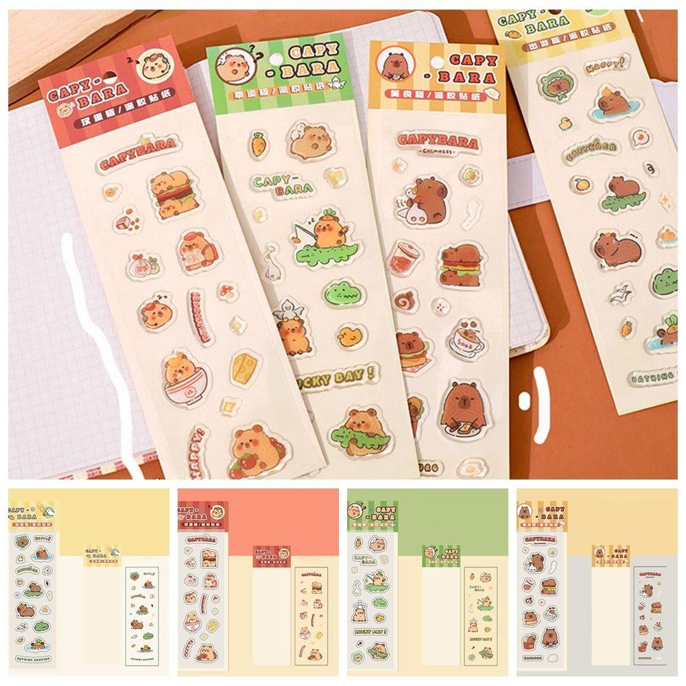 Cartoon DIY Notebook Diary Decoration Paste Cute Guka Scrapbooking Decorative Sticker  Wall