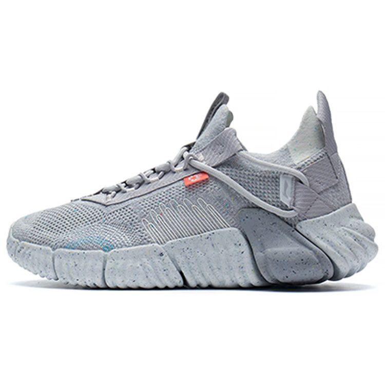 Li Ning Goku Fabric Cushioning Slip Resistant Abrasion Resistant Breathable Lightweight Low top Casual Shoes Women's AGLS026-3