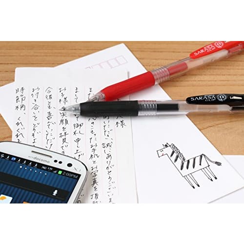 Zebra Gel Ballpoint Pen Sarasa Clip 0.5 10 Colors JJ15-10CA