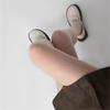 Vintage Shimmery Small Dots Pattern Sheer Pantyhose Stockings for Women Japanese Thin See Through Silk Tights Leggings