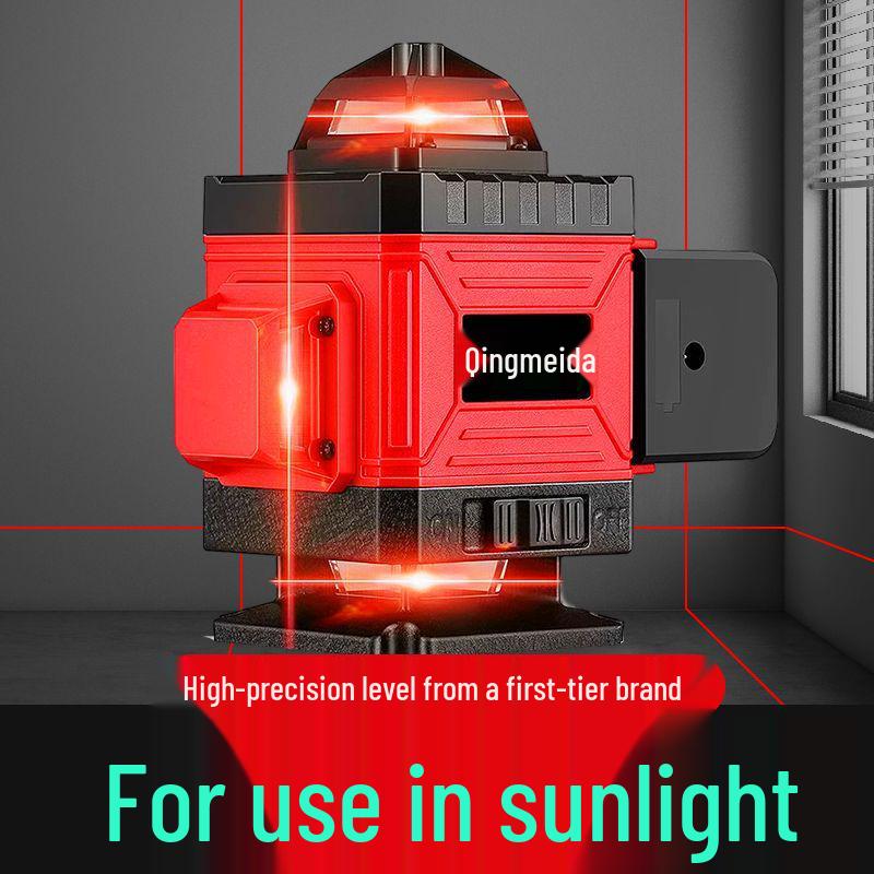 12/16 Line Outdoor Red Laser Level with Infrared Light