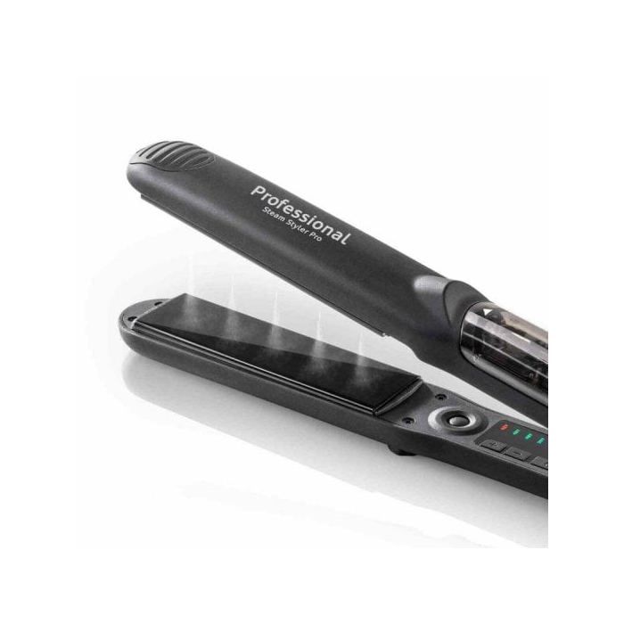 Lisseur à vapeur - HAEGER - Haeger Steam Styler Pro - Noir - Électroménager - Soins capillaires