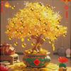 Cross-Border Foreign Trade Diamond Painting, Fortune Tree Special-Shaped Diamond Painting Diy Handmade Living Room Flower Decorative Painting