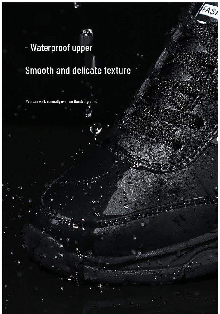 Women's Lightweight Waterproof Leather Running Shoes