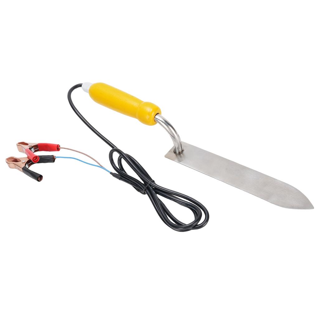 Electric Honey Cutter, Stachelss Steel Honey Scraper Wax Un ing Tool with Wooden Handle Suitable for Pizza Cutting Brd Cakes Beekee