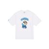 MLB Frowning Bear Collection SS24 Drop Shoulder Sleeve T Shirt Unisex White 3ATSE0143-50IVS