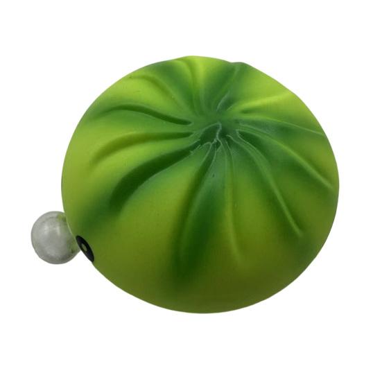 Bubble Blowing Dumpling Squeeze Toy with Steamer Box Soft Steamed Bun Sensory Toy Decompression Dough Stress Ball Fidget Toy