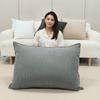 Luxury Corduroy Square Pillow Cover - Large Cushion for Sofa or Living Room (Insert Not Included)