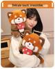 Internet Sensation: Cute Mushroom Raccoon Plush Toy - Perfect for Gifts & Claw Machines
