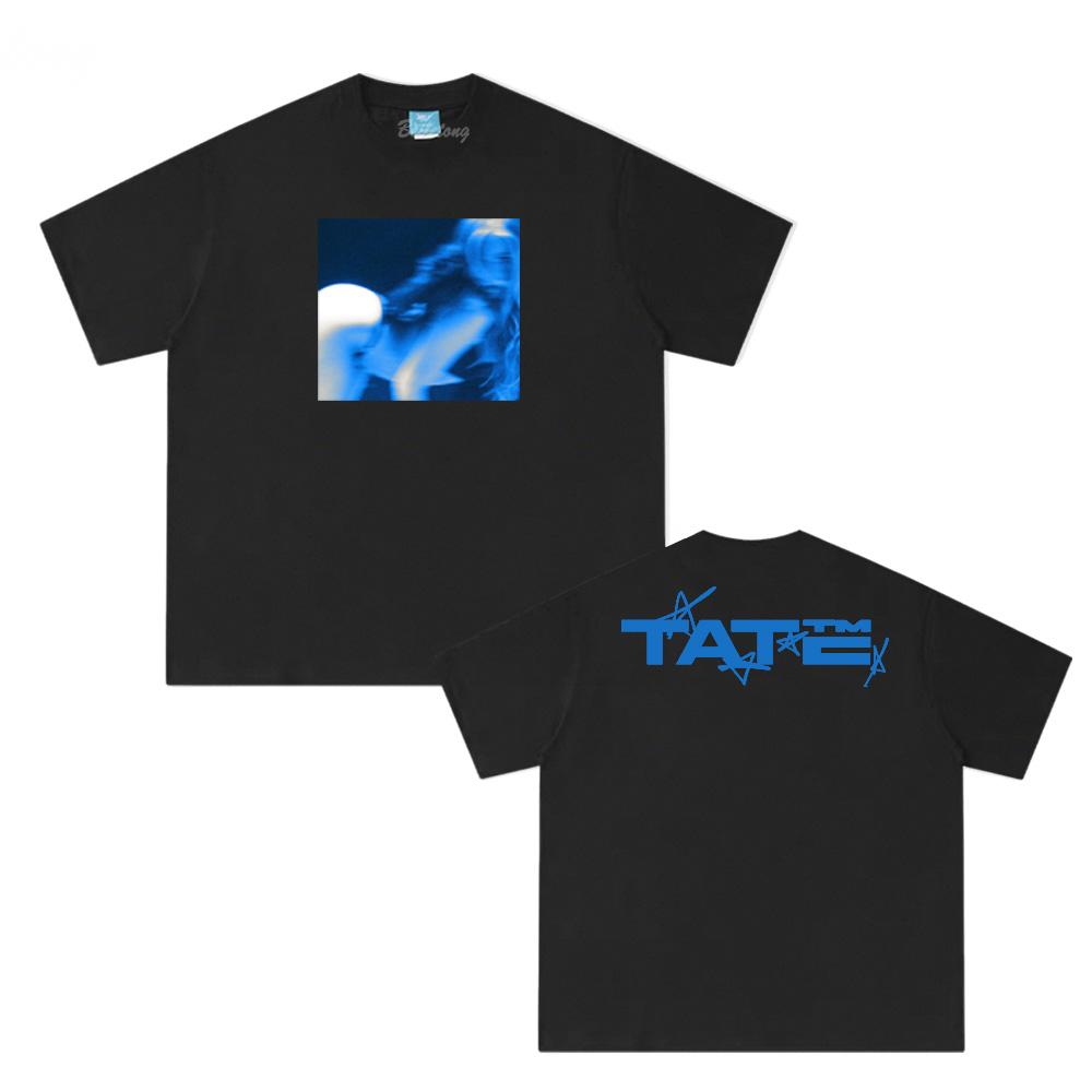 Tate McRae New Album TITFORTAT Tee-shirt Summer Hip Hop Singer's Same Style Tee-shirt 100%Cotton Clothing Tops