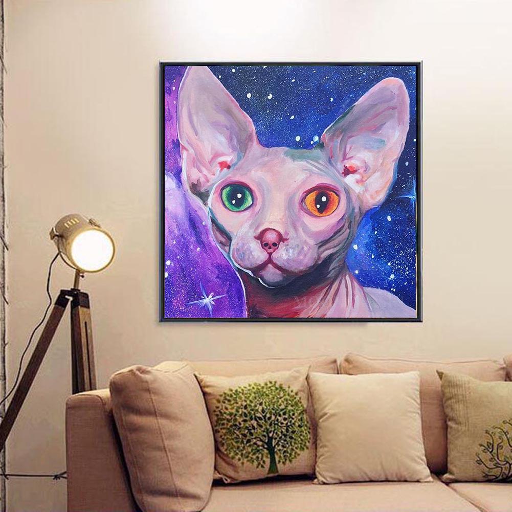 

Алмазная вышивка Кошка 30*30 cm