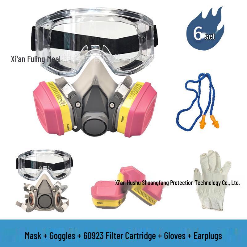 Yuanzu 6200 Half Face Respirator Kit
