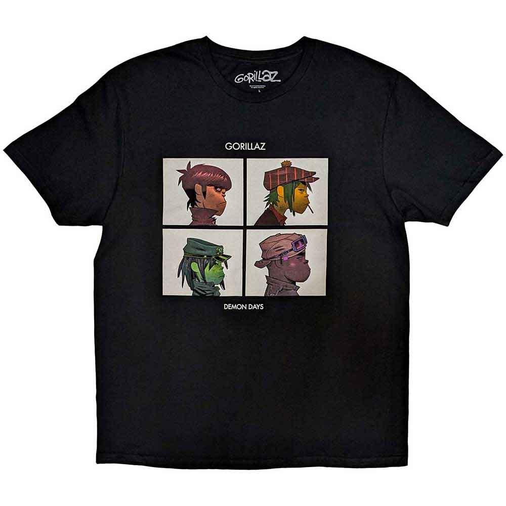 Gorillaz Demon Days T-Shirt Black New Unisex T-Shirt S