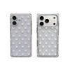 Transparent Polka Dot iPhone 15 Case with Drop Protection for Apple 17/16 ProMax