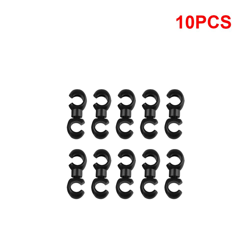 10-40pcs Bicycle Brake Gear Cable S Style Clips Rotating Buckle Hose Guide MTB Bike Cross Line Hook Tidy Clip Ring Clasp Cycling