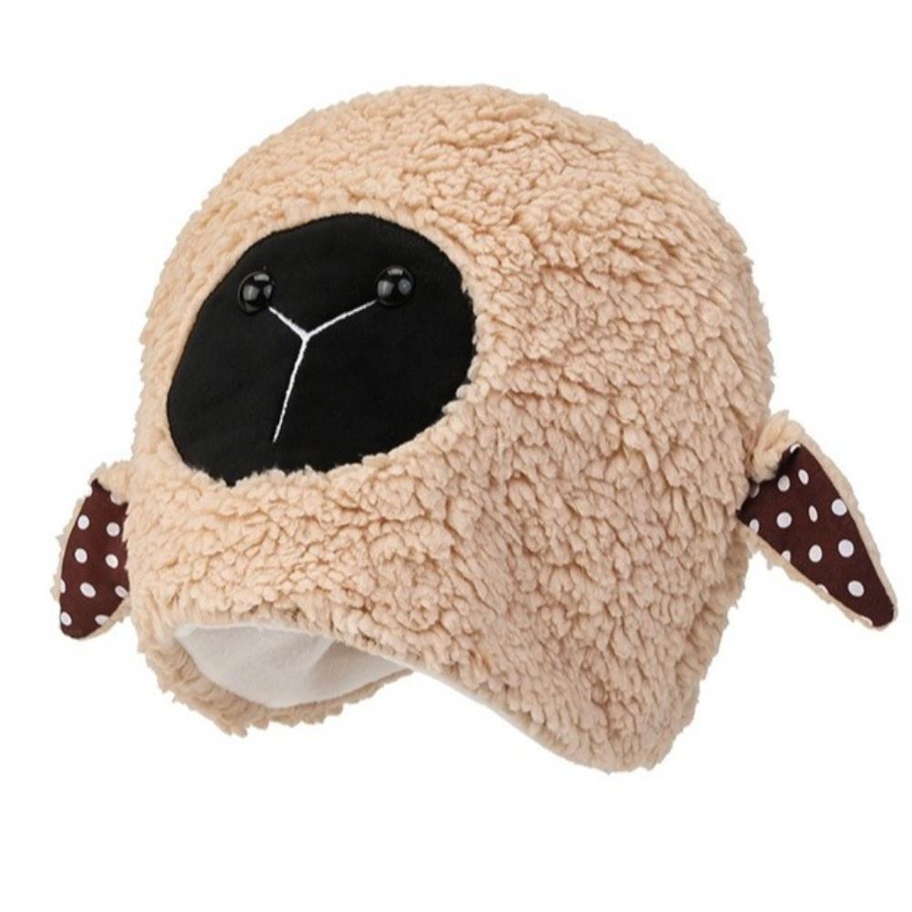 Soft Plush Beanie Cap Warm Fluffy Costume Hat Fashion Winter Bucket Hat for Women