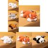 Adorable Plush Panda Toy Cute Fox Stuffed Animal Raccoon Doll Gift For Kids