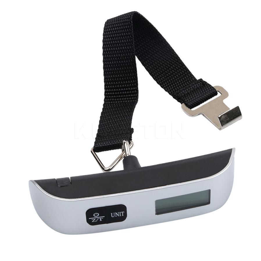 50 kg/10 g Mini-Hängehakenwaage, elektronische digitale Gepäckwaage, tragbare Reise-Koffer-Taschenwaage, Gewichtsausgleich, elektronisch, kg/lb