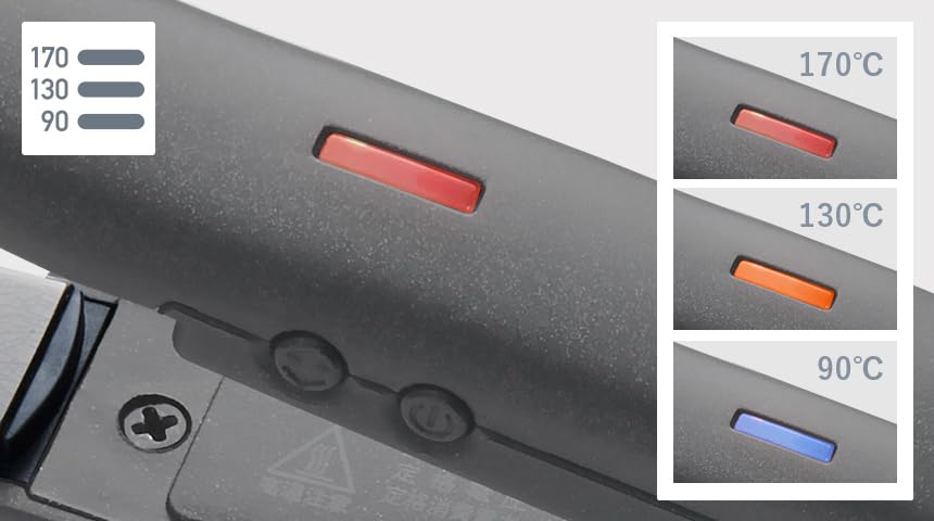 VENUSiS Mini Piastra per Capelli Lisci Grigia VAS-2200