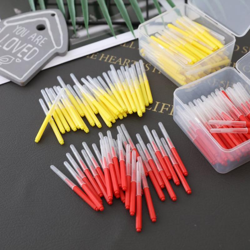 10 szt. szczoteczek międzyzębowych Denta Floss Cleaning Dental Brush Ortodontyczna szczoteczka do zębów