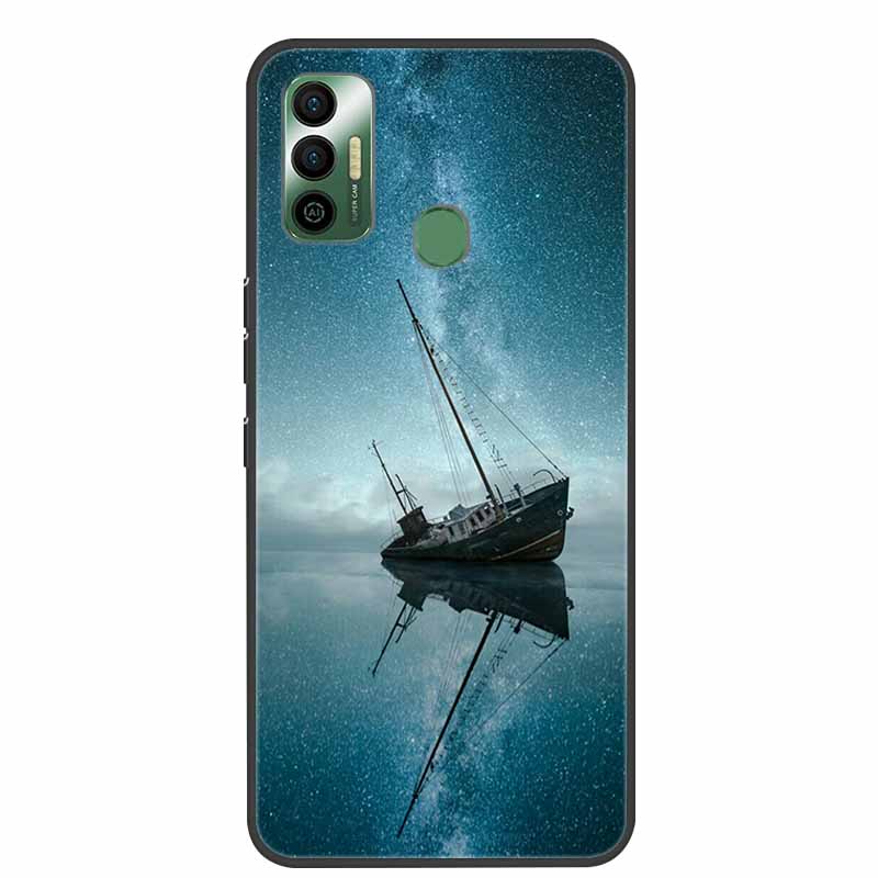 Per Tecno Spark 7 Custodia Lusso Silicone Morbido TPU Cover Custodie per Telefono Per Tecno Spark 7 Pro Spark 7P Spark7 Protettiva KF6 Coque