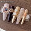 3 Sheets/1 Roll Nail Art Adhesive Tape Double-Sided Adhesive Clear Nail Display Tape For Fingernails Decorative Beauty Stickers