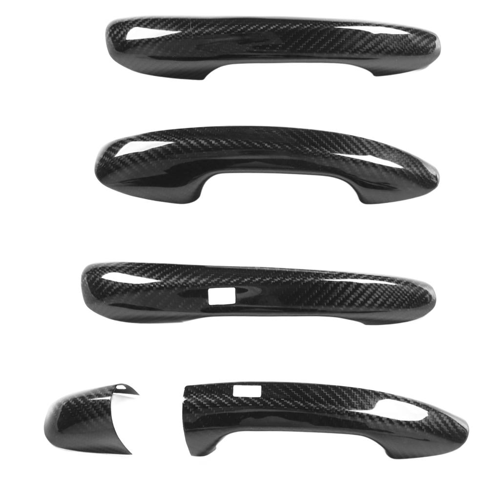 Exterior Door Handle Cover Real Carbon Fiber Replacement for Mercedes?Benz W205 W213
