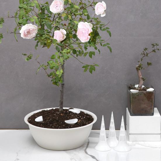 10Pcs Planter Aeration Tubes, Flower Pot Irrigation Spikes Prevent Overwatering, Plant Ventilation Tubes for Indoor Outdoor Potted Plants