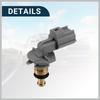 Coolant Temperature Sensor for Land Rover Range Rover Durable No.LR041442 Water Temp Sensor Gold Tone Inner Replacement Car Parts