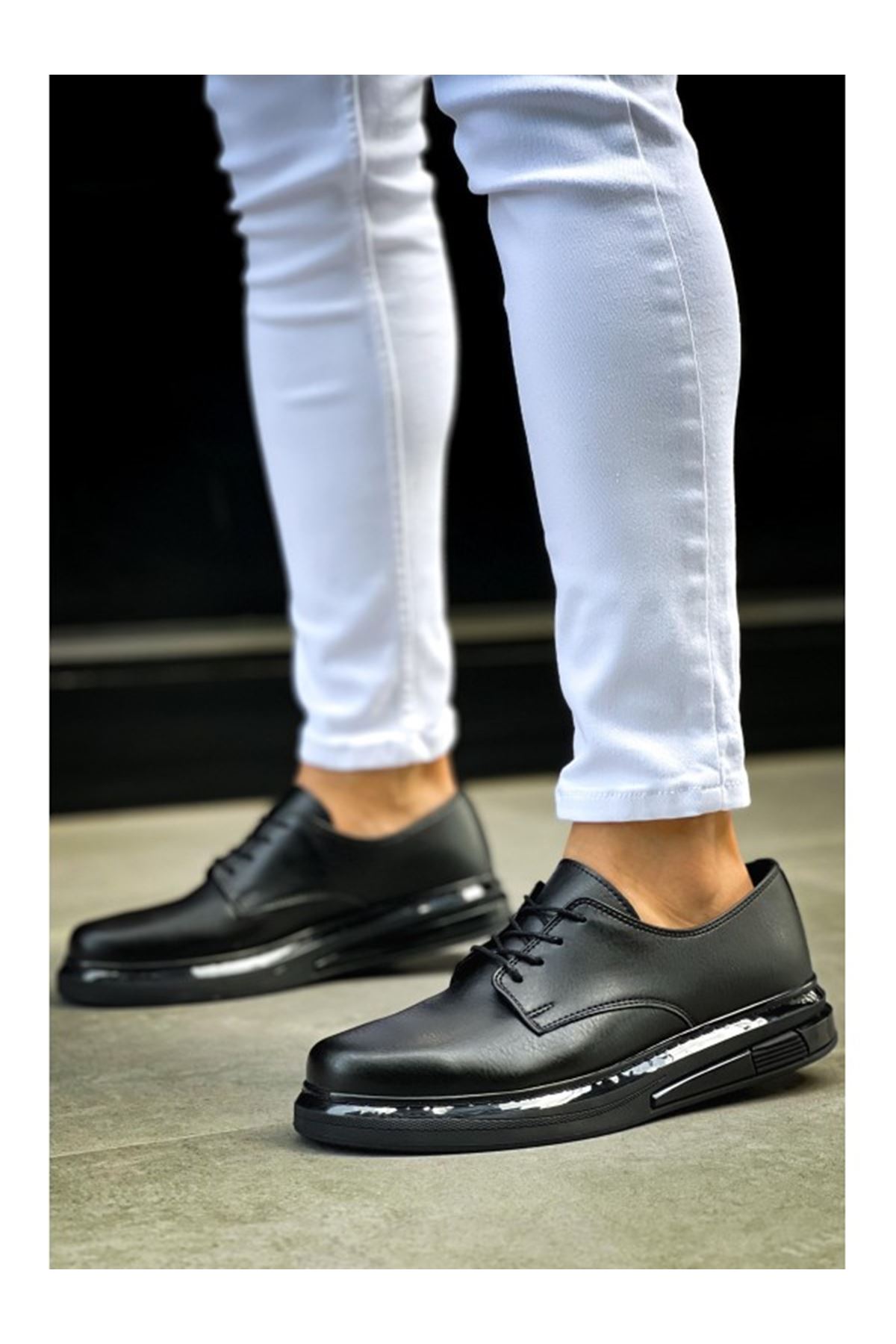 

CHEKİCH New Collection CH2403 Men Shoe White Black Brown Tan 42
