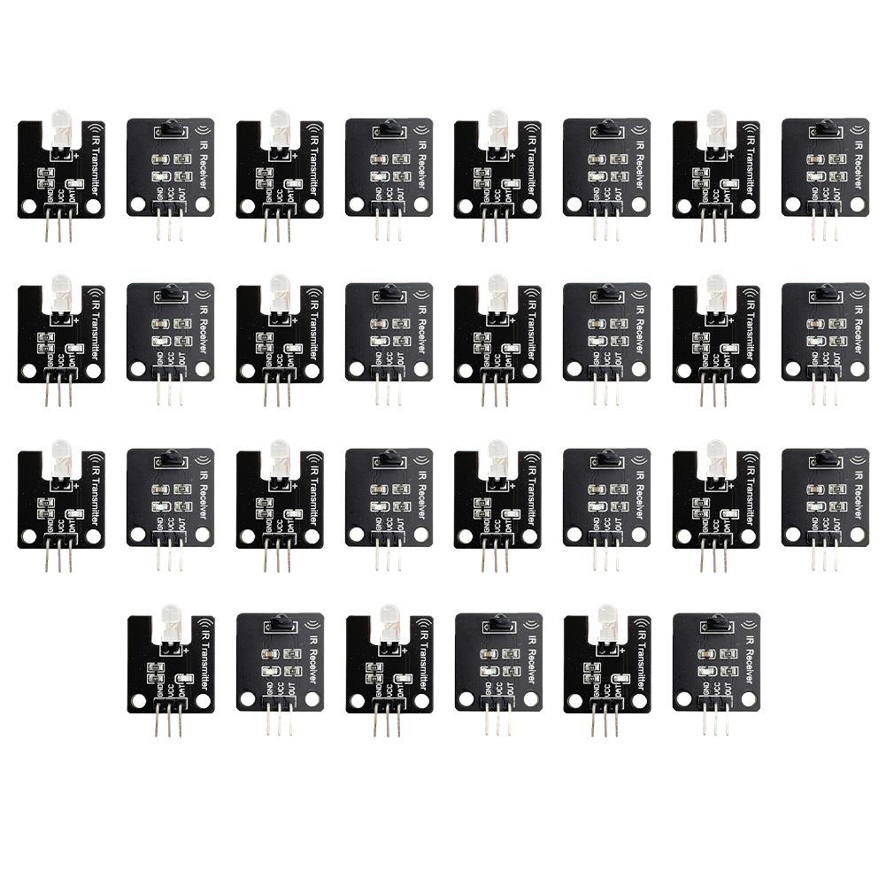 Infrared Sensor Modules 38kHz 30pcs Set for For Remote Control Signal Transmission and Obstacle Avoidance Projects