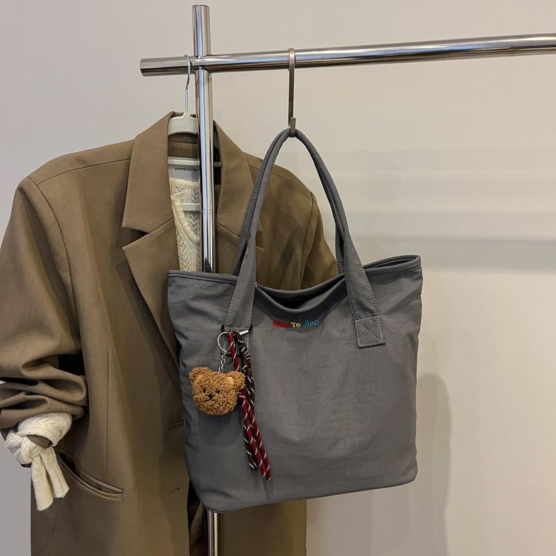 

Осень и зима новая ретро персонализированная дорожная сумка большой вместимости на плечо стиль Майяр повседневная мода портативная сумка-тоут no pendant серый