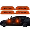 4PCS Car Door Reflective Sticker - Safety Opening Warning Tape Auto Interior Exterior Reflector Accessories