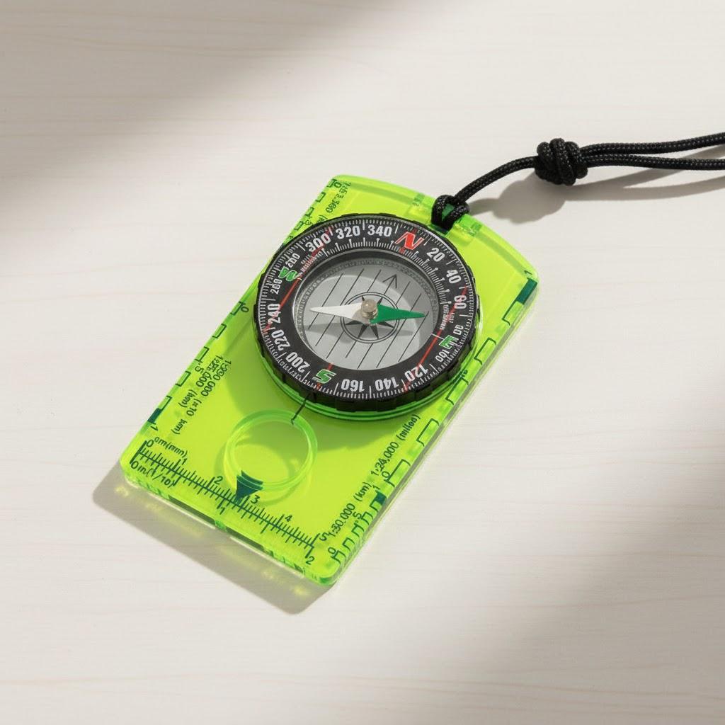 Advanced Scout Hiking Compass Professional Orienteering Backpacking Camping Navigation Tool зелёный