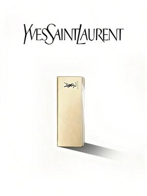 YSL Gold Lipstick Case with Mirror for Women, Portable Lipstick Holder & Organizer for Easy On-the-Go Touch-ups