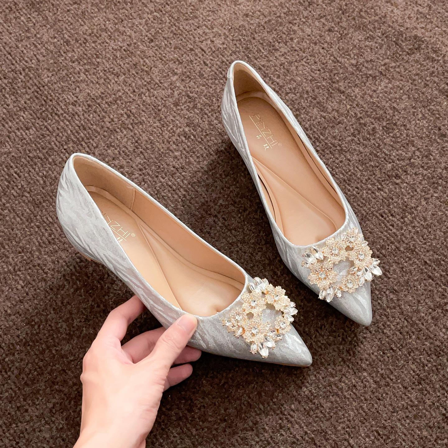 

3383-6 Элегантные серебристые туфли на высоком каблуке с внутренней платформой для комфортной носки - Идеально под свадебный наряд или наряд для свадебной церемонии Сюхэ 35 серебряный